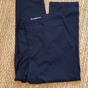 Mens Tommy Bahama Navy Blue Performance pants 42/30 excellent condition